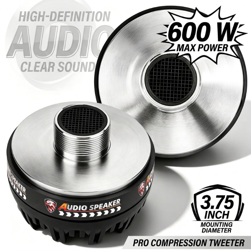 Audio Music Generator - 2개 3.75인치 티타늄 트위터 스피커 600W