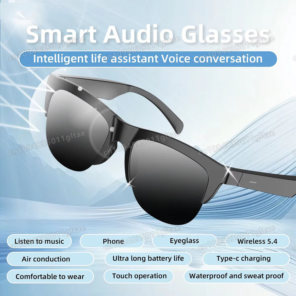 Audio Music Bluetooth - 새로운 카메라 컨트롤 스마트 안경 2026