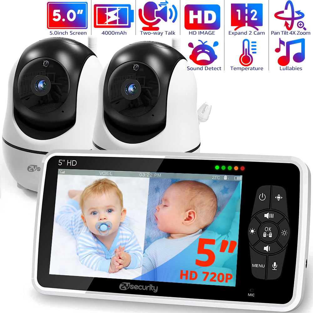 Audio Detect Music - 2개의 카메라, 팬 틸트, 4배 줌,