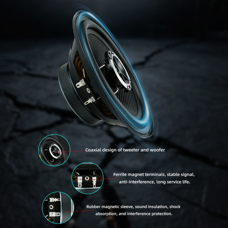 2개 6.5인치 동축 스피커 300W 4옴 HIFI 범 - Audio Universal Music 리뷰 및 가격