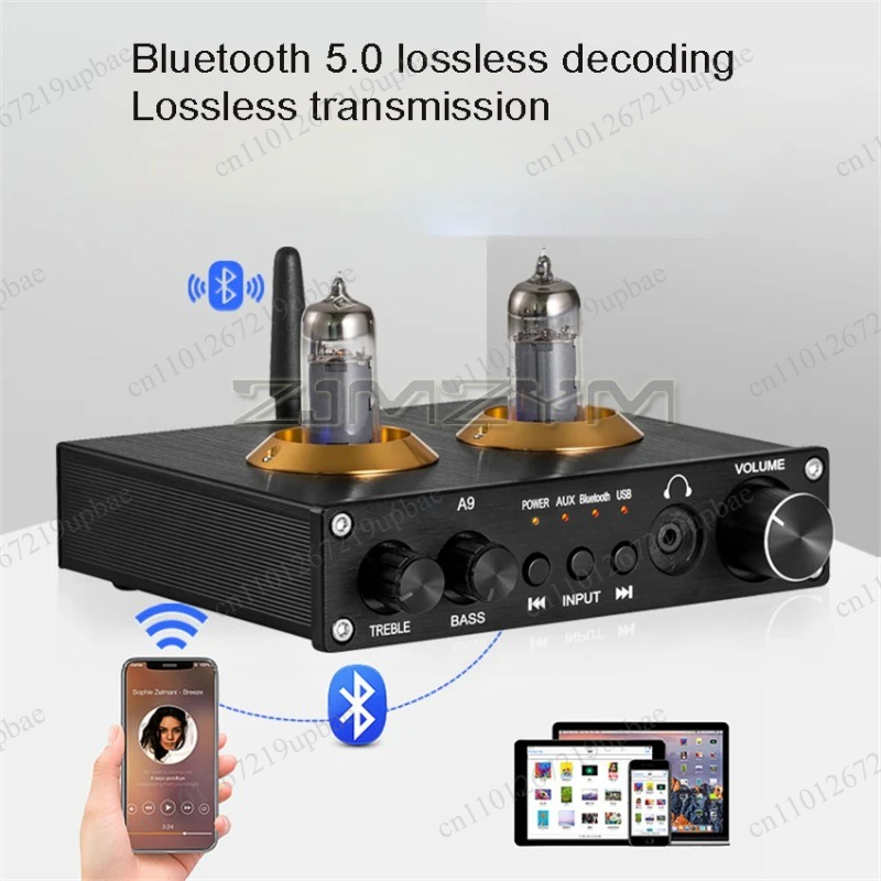 A9 진공관 프리앰프, Hi-Fi 블루투스 5.0 오디 - Lossless Audio Youtube Music 리뷰 및 가격