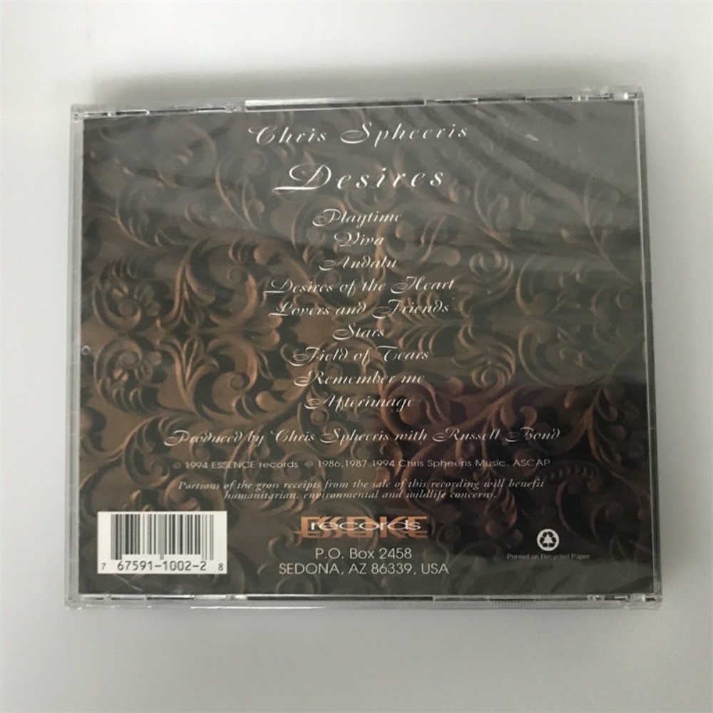 CD 'Desires' 크리스 스피어리스 음악 디스크  - Audio With Music 리뷰 및 가격